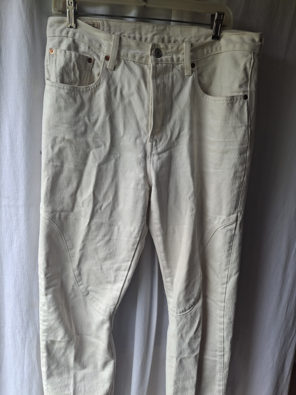 Levi's Cream Cargo-Style Work Pants Premium Califirnia Jeans